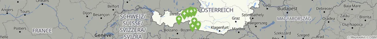 Kartenansicht für Apotheken-Notdienste in der Nähe von Heinfels (Lienz, Tirol)